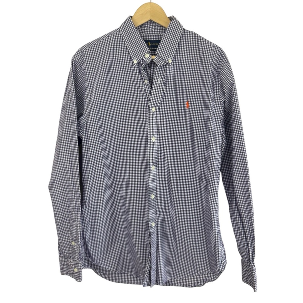 Polo Ralph Lauren Slim Fit Long Sleeve Button Down Shirt Men’s Size Large Purple